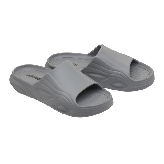 Comfort Grey Slide Sandals