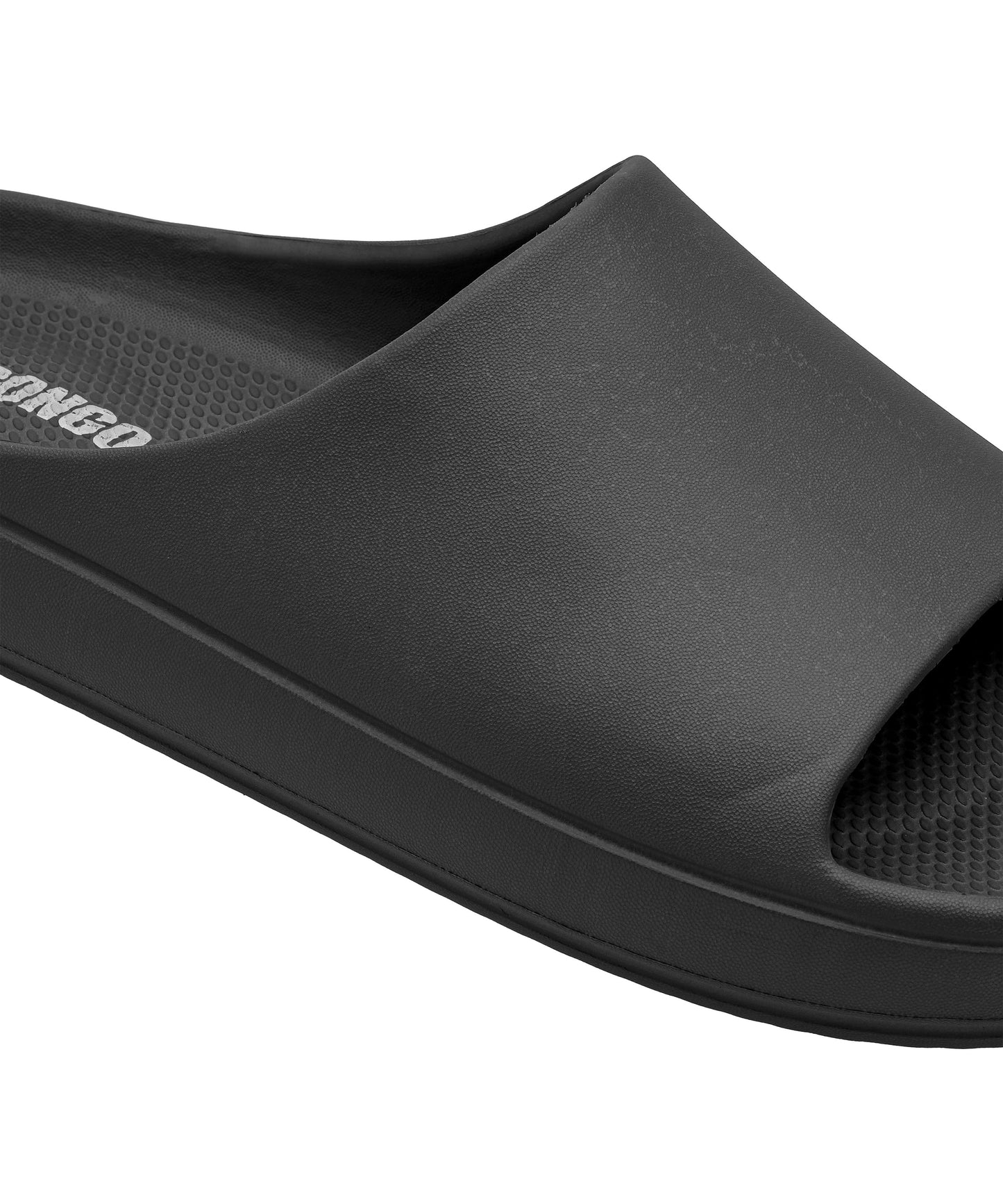 Luxe Black Slide Sandals