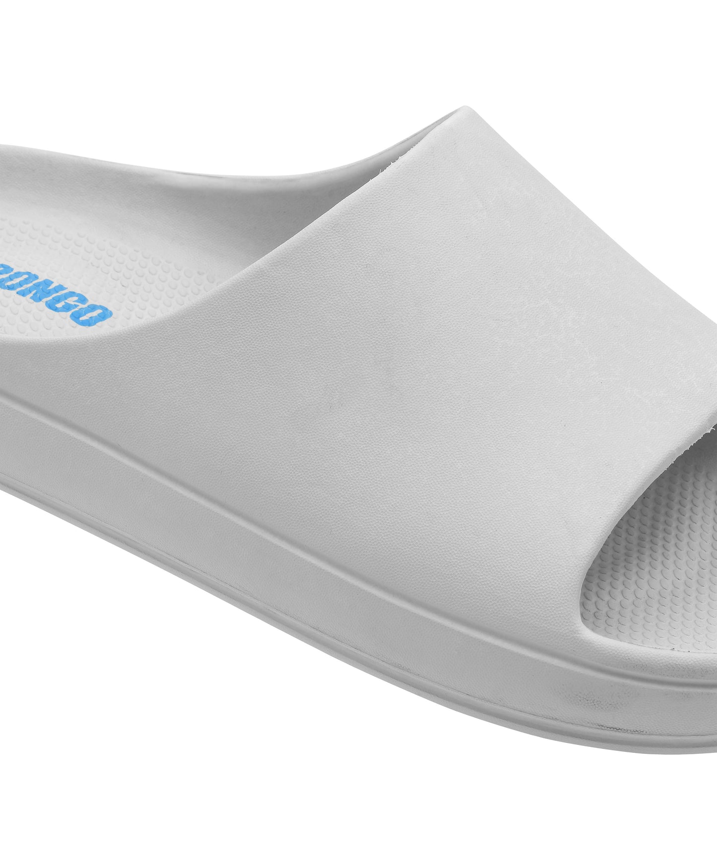 Luxe Light Grey Slide Sandals