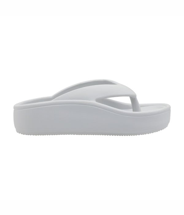 Stellar Light Grey Thong Flip Flops for Women