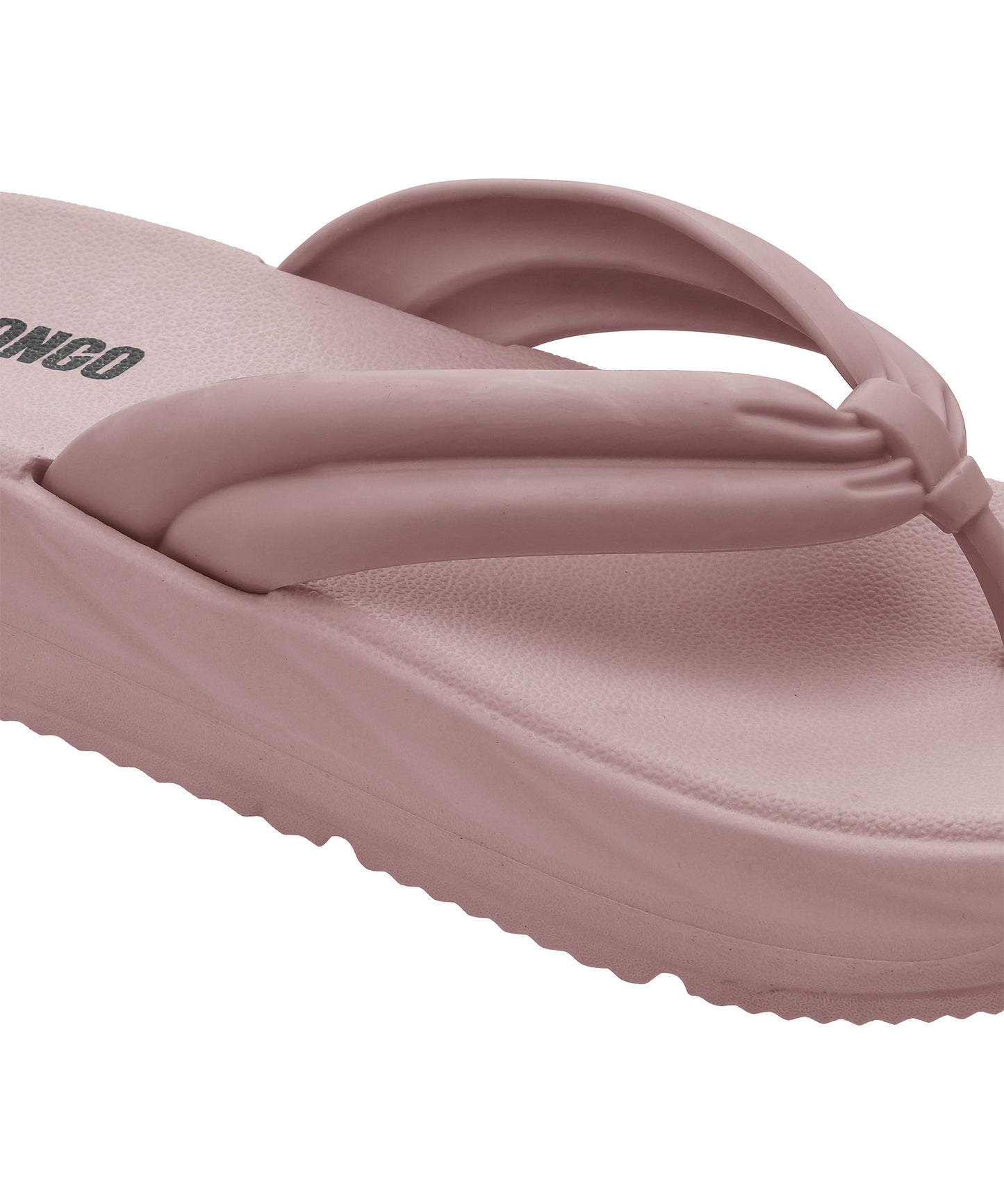Fluffy Nude Pink Thong Flip Flops for Women