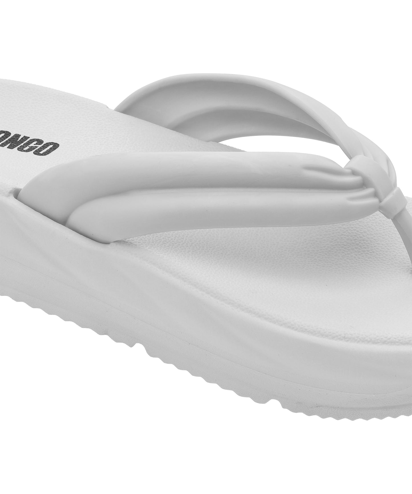 Fluffy Off White Thong Flip Flops for Women