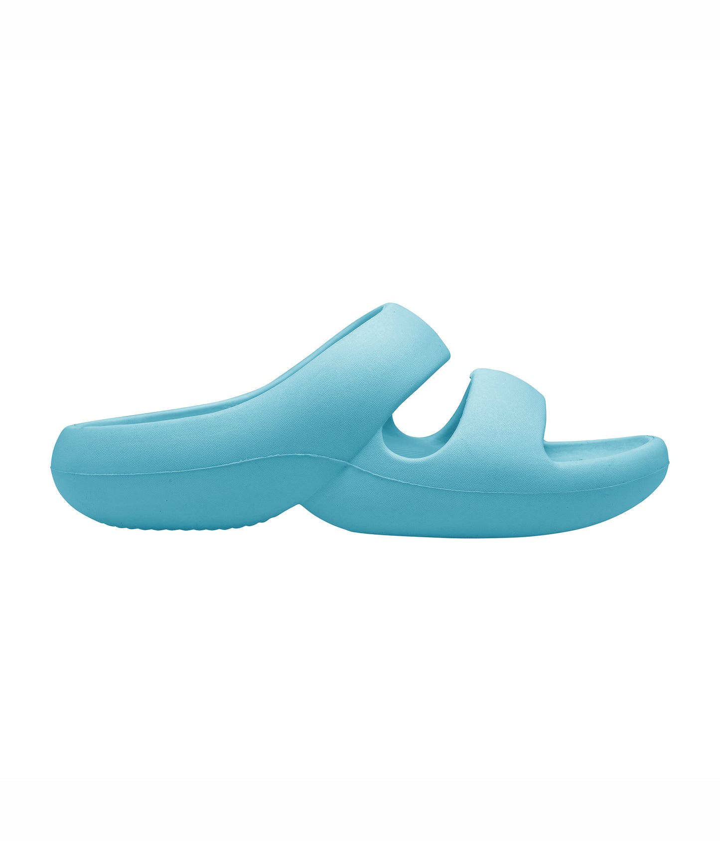 Bubble Aqua Blue Sliders for Women