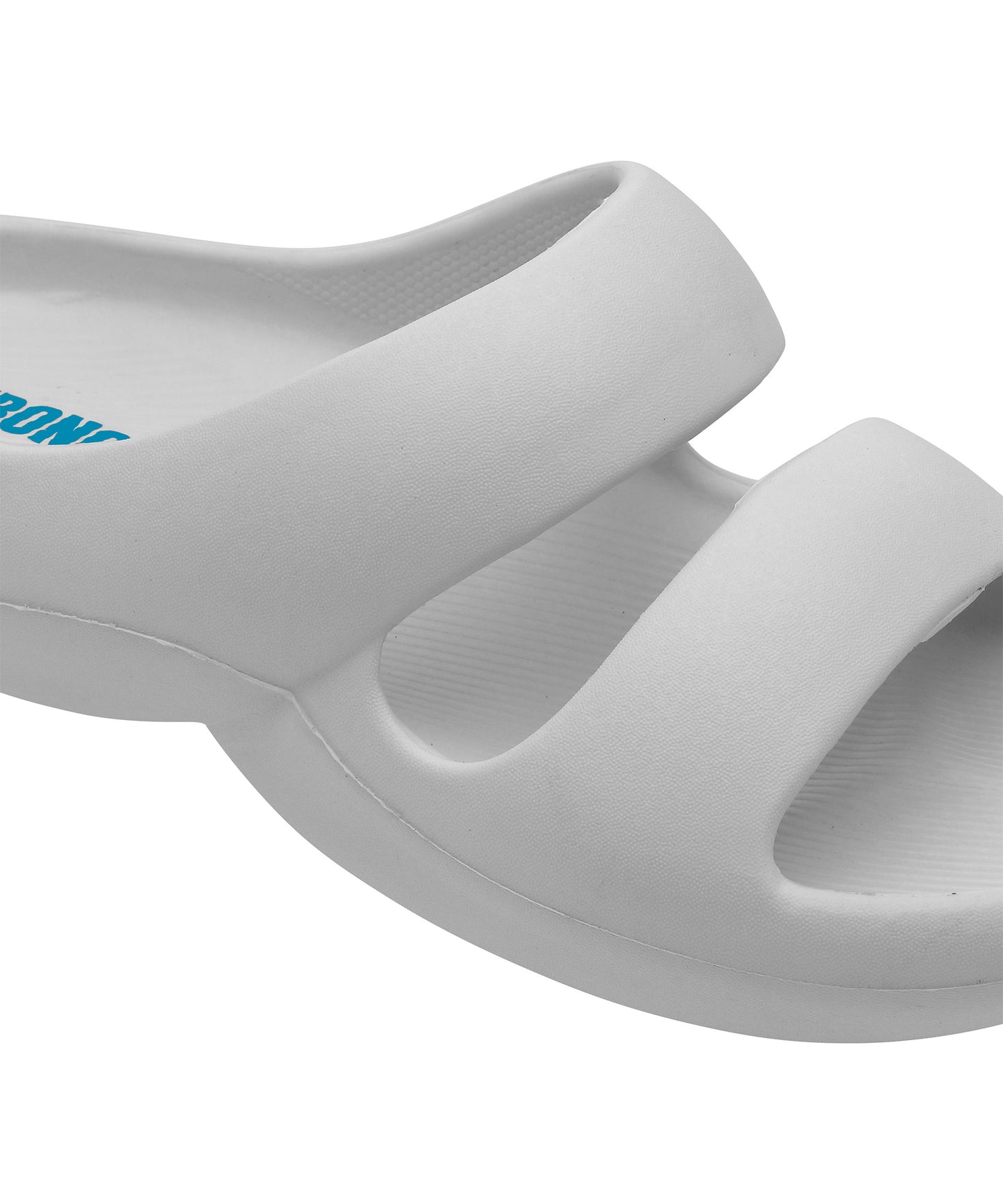 Bubble Light Grey Sliders for Women