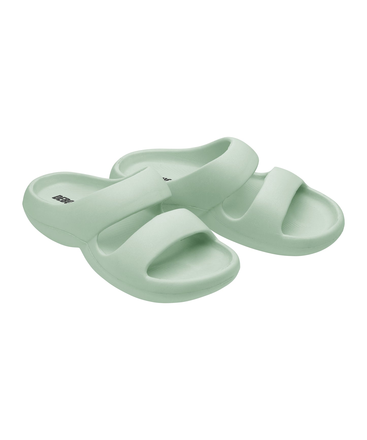 Bubble Mint Green Sliders for Women