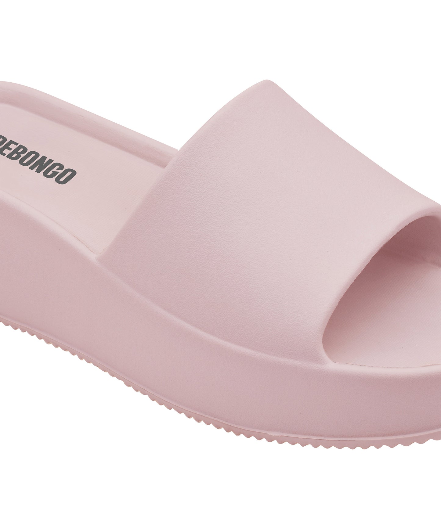 Sleek Light Pink Square-Toe Sliders for Women
