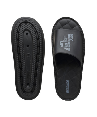 Men's Air Light Comfort Black Sliders