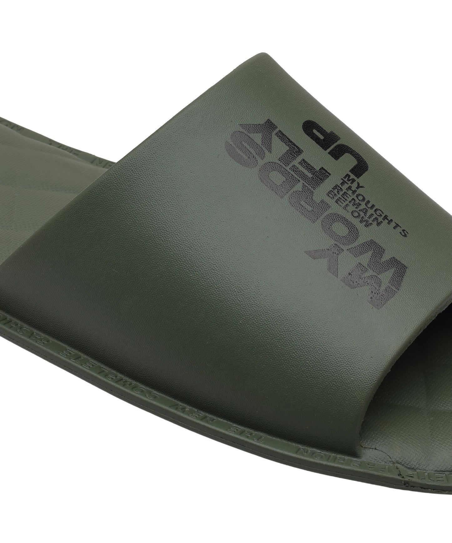 Men's Air Light Comfort Military Green Sliders
