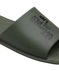 Men's Air Light Comfort Military Green Sliders
