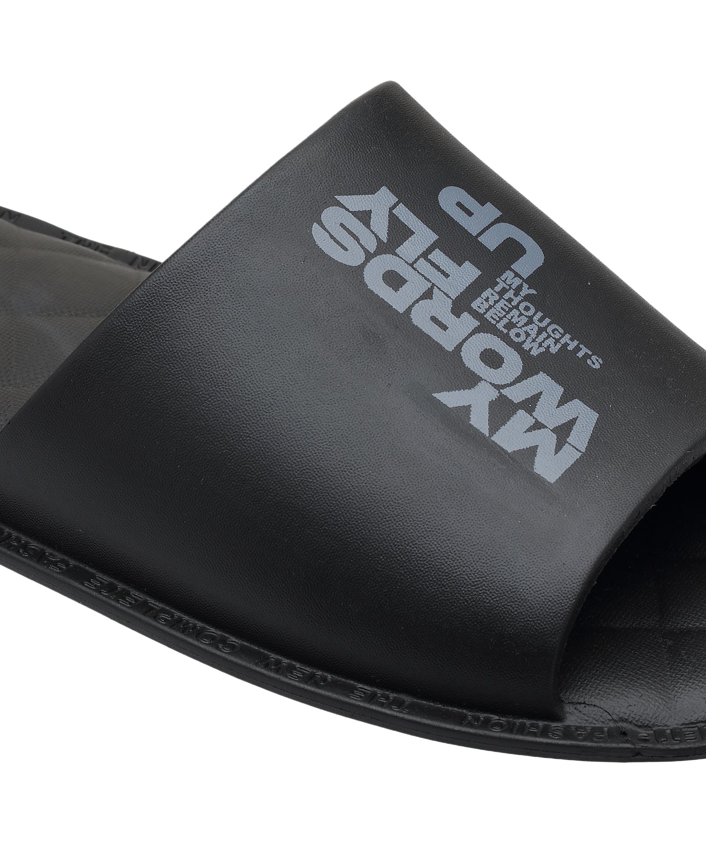 Men's Air Light Comfort Black Sliders