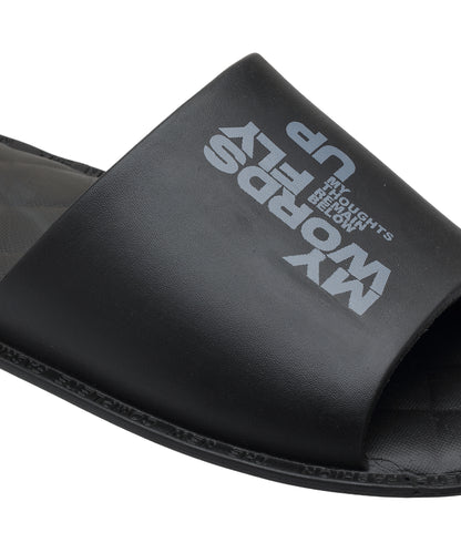 Men's Air Light Comfort Black Sliders