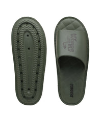 Men's Air Light Comfort Military Green Sliders