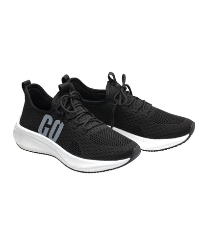 GO Series Lightweight Walking & Casual Comfort Shoes - Black