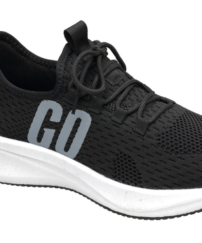 GO Series Lightweight Walking & Casual Comfort Shoes - Black