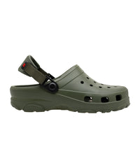 Kids Soft EVA Military Green Clogs