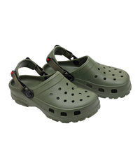 Kids Soft EVA Military Green Clogs