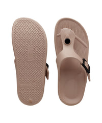 Kids Soft EVA Thong Beige Sandals