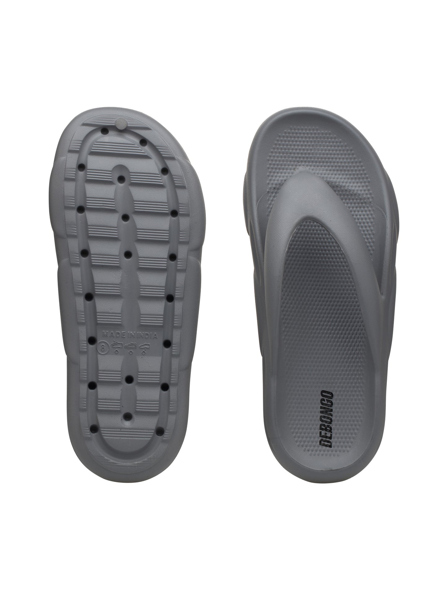 Grey EVA Thong Sliders