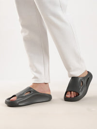 Aero Graphite Grey Slide Sandals