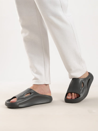 Aero Graphite Grey Slide Sandals