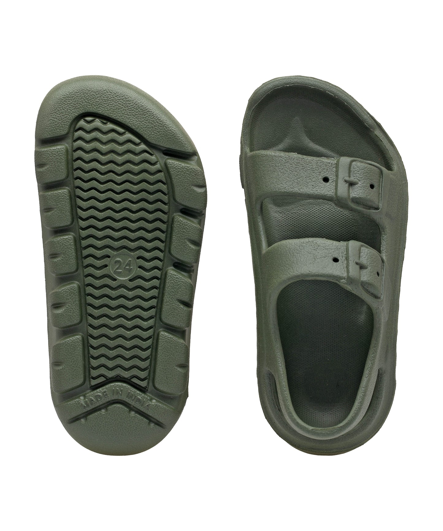 Boys extreme comfort soft EVA sandal - Military Green