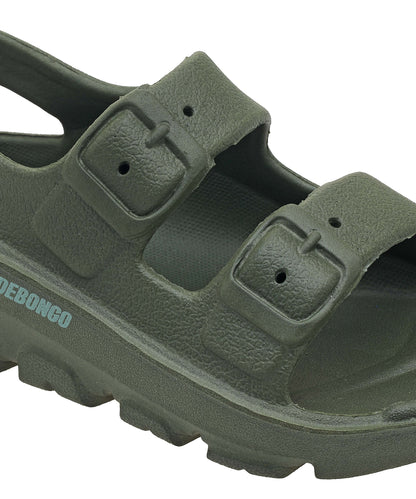 Infants CuddleWalk Soft EVA Sandals - Military Green