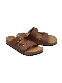 Debongo Men’s Genuine Leather Sandals | Cork Sole Comfort Footwear | Sizes 6–10