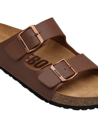 Debongo Men’s Genuine Leather Sandals | Cork Sole Comfort Footwear | Sizes 6–10