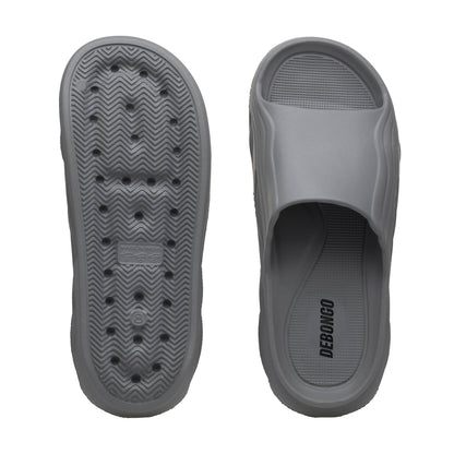 Comfort Grey Slide Sandals