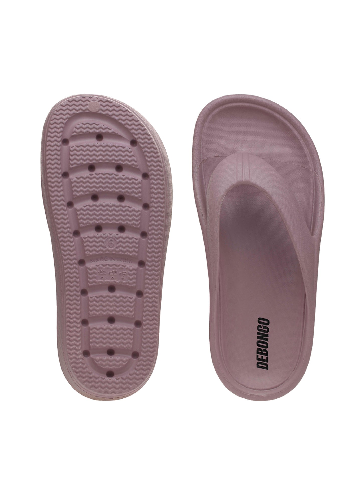 Stellar Lavender Thong Flip Flops