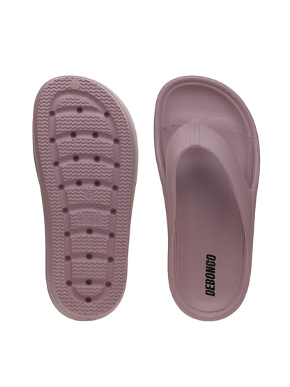 Stellar Lavender Thong Flip Flops