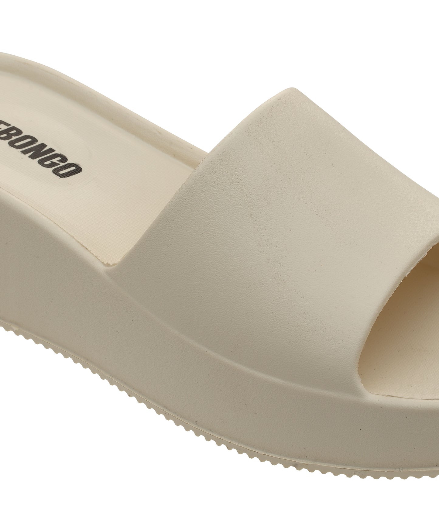Sleek Cream Square-Toe Sliders for Women