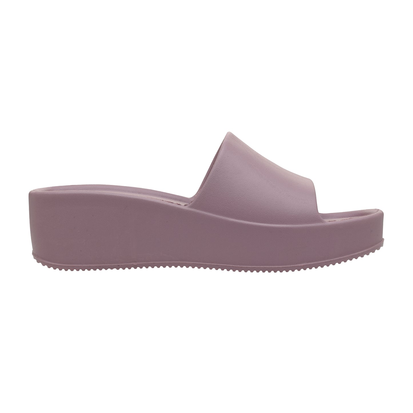 Sleek Lavender Square-Toe Sliders for Women
