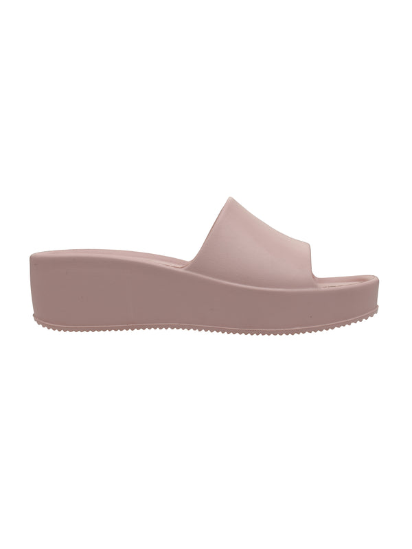 Sleek Pink Square-Toe Sliders for Women