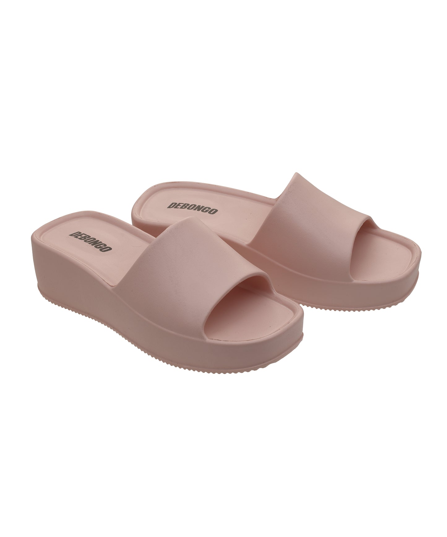 Sleek Pink Square-Toe Sliders for Women