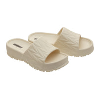 Textured Cream Sliders for Women