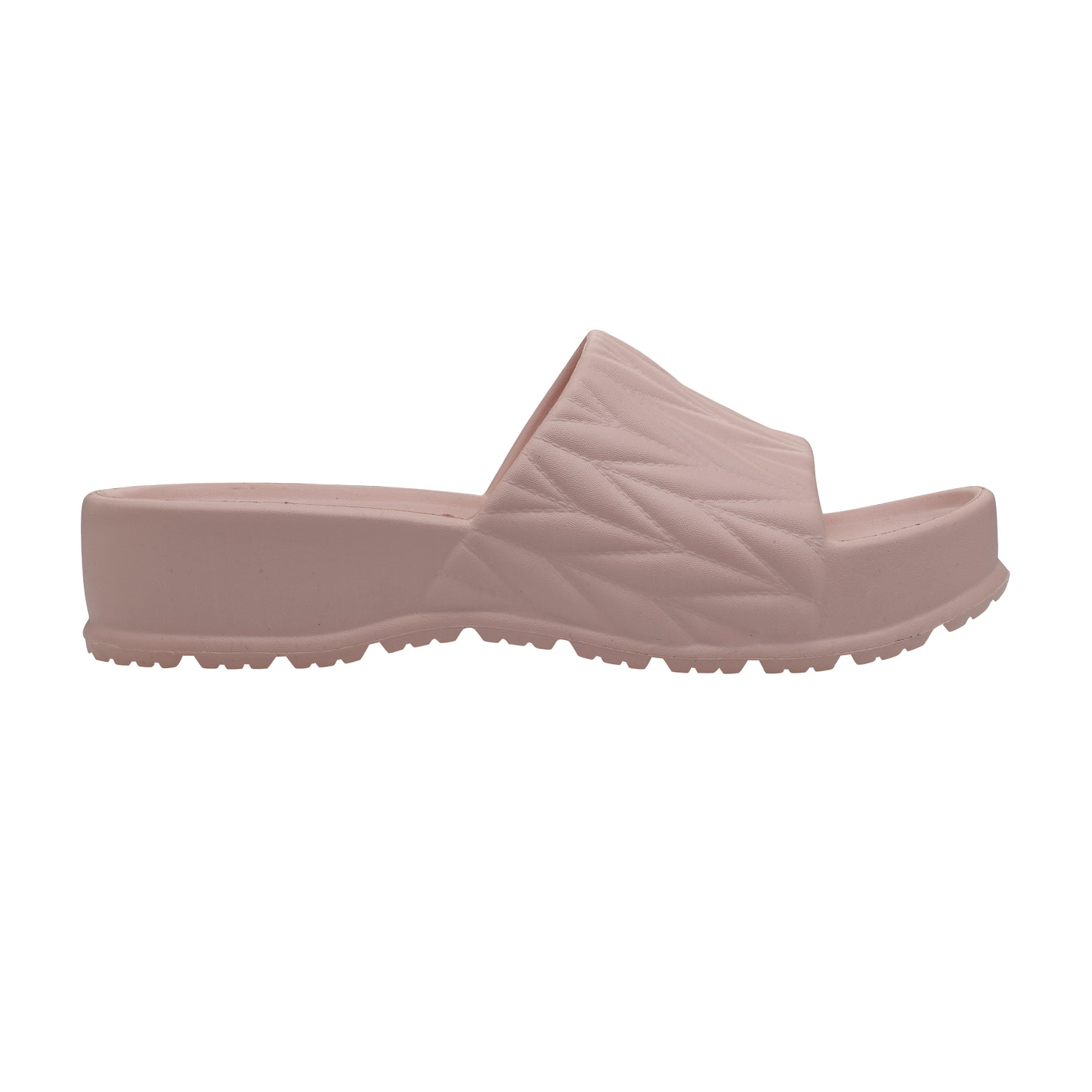 Textured Pink Sliders for Women