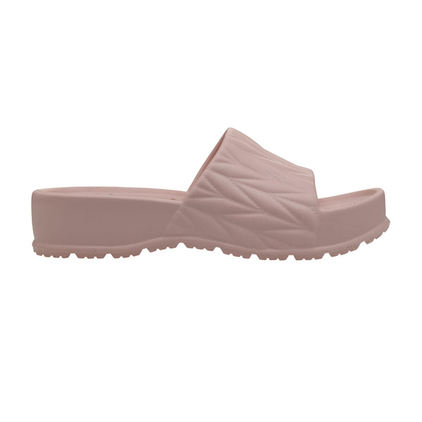 Textured Pink Sliders for Women