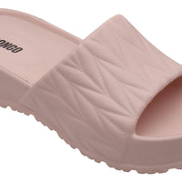 Textured Pink Sliders for Women