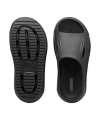 Aero Black Slide Sandals
