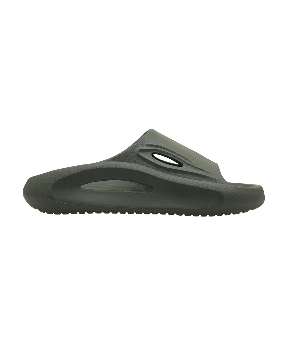Aero Military Green Slide Sandals