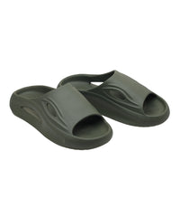 Aero Military Green Slide Sandals