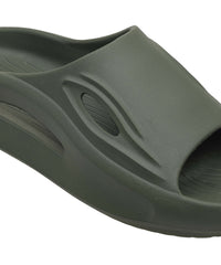 Aero Military Green Slide Sandals