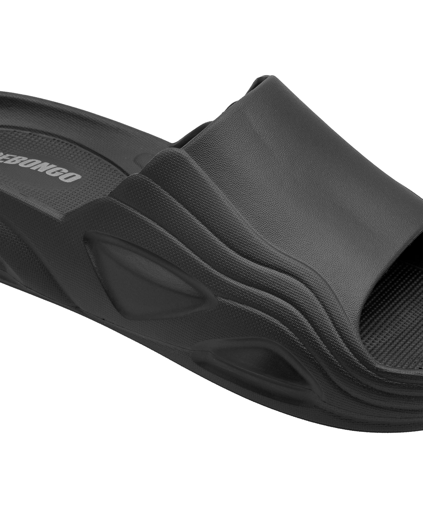 Comfort Black Slide Sandals