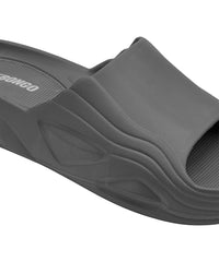 Comfort Graphite Grey Slide Sandals