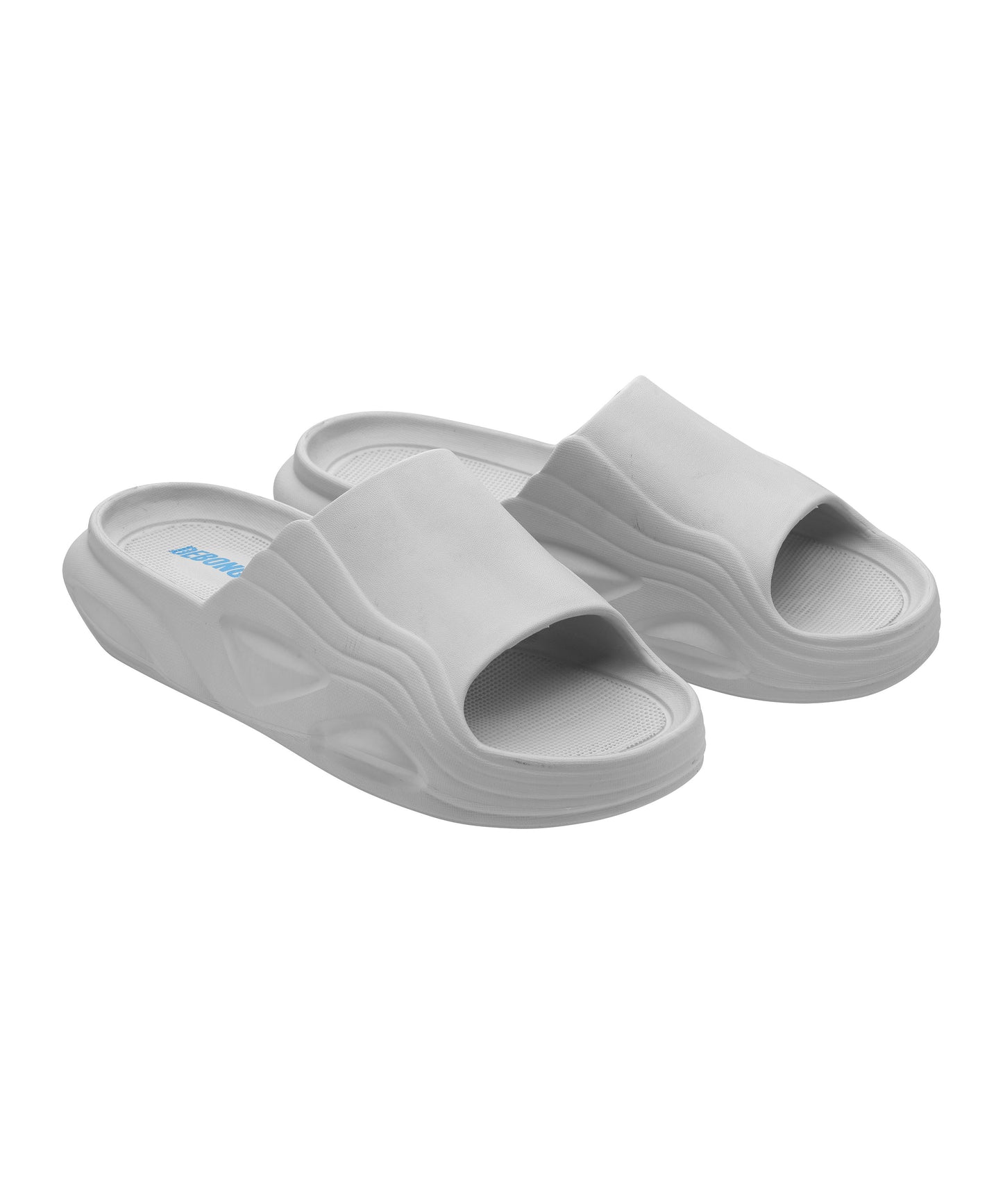 Comfort White Slide Sandals