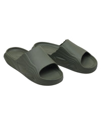 Comfort Military Green Slide Sandals