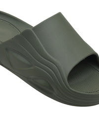 Comfort Military Green Slide Sandals