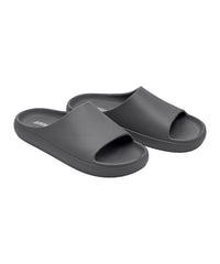Luxe Graphite Grey Slide Sandals