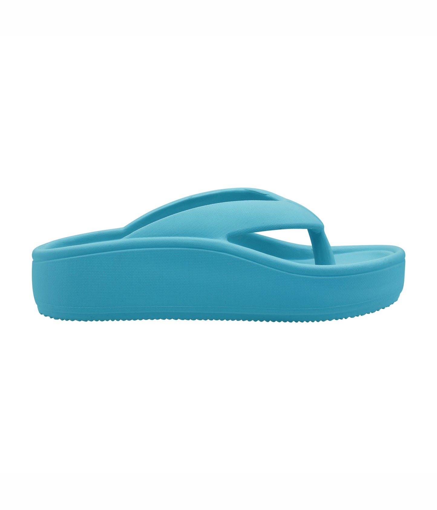 Stellar Aqua Blue Thong Flip Flops